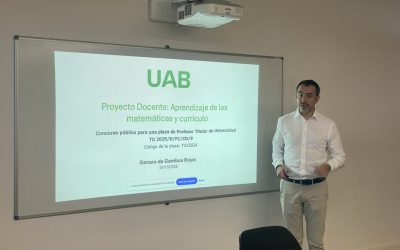Genaro de Gamboa, nou Professor Titular d’Universitat