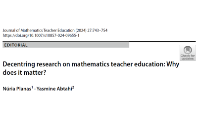 Decentring research on mathematics teacher education: Why does it matter?